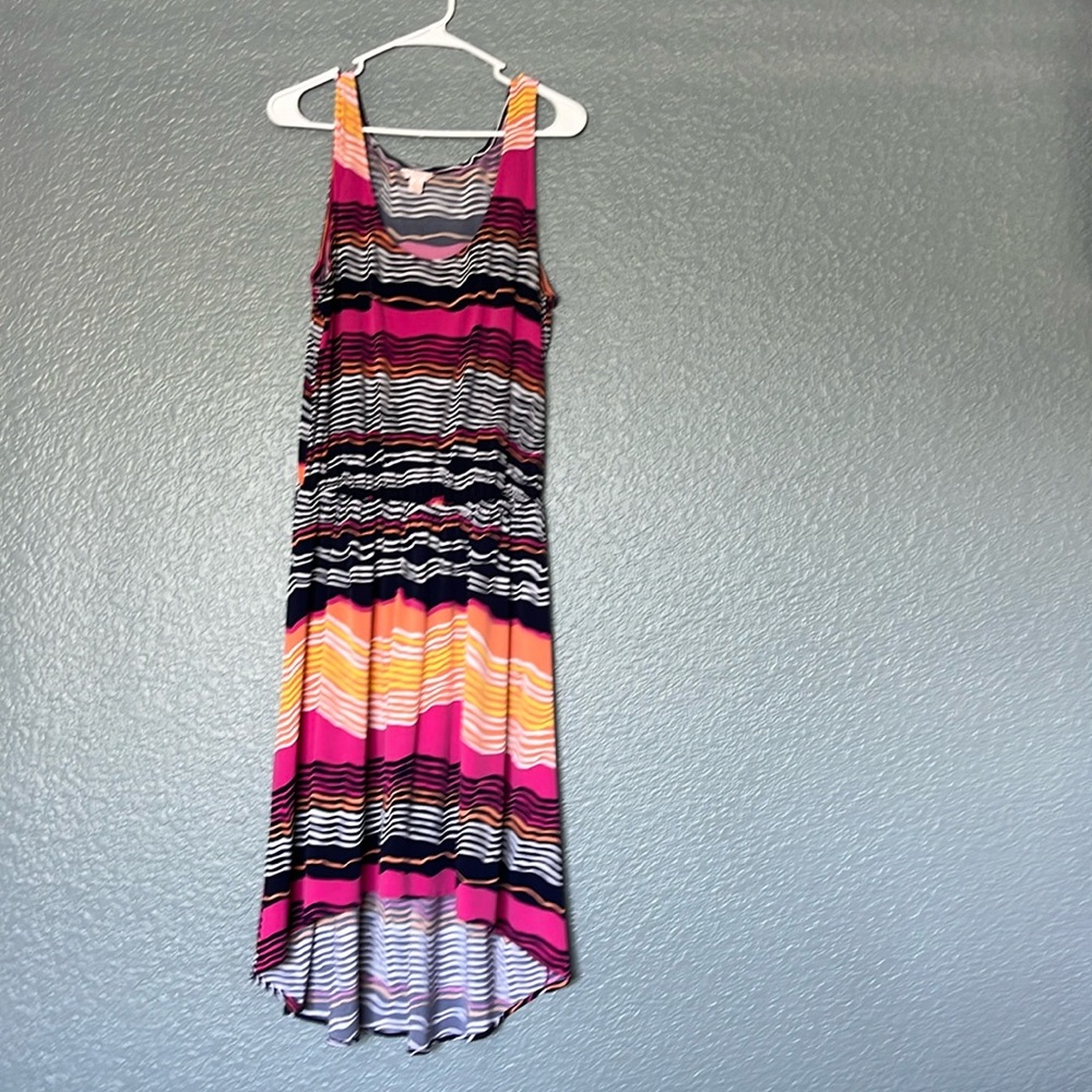 || Tori Richard || Size Large High Low sleeveless dress